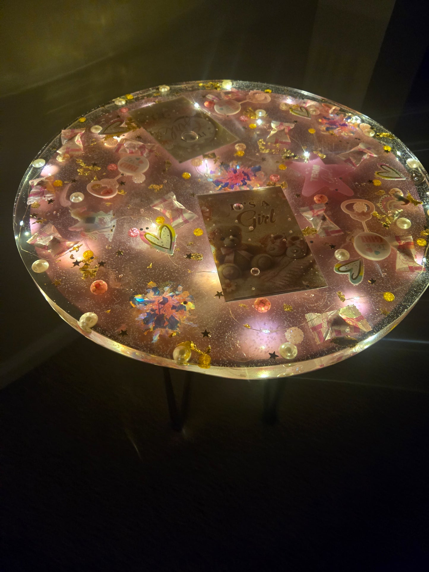 it's a Girl Lighted Celebration Table